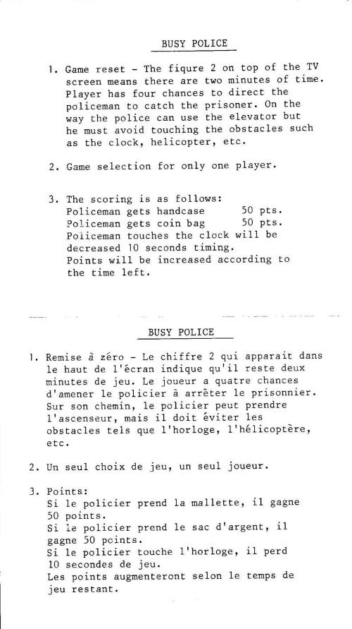 Instructions page 1