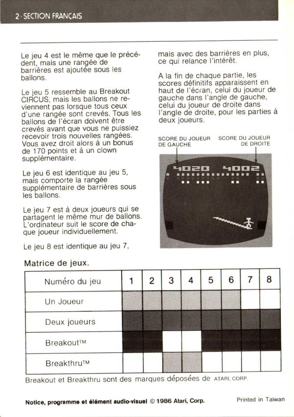 Instructions page 12