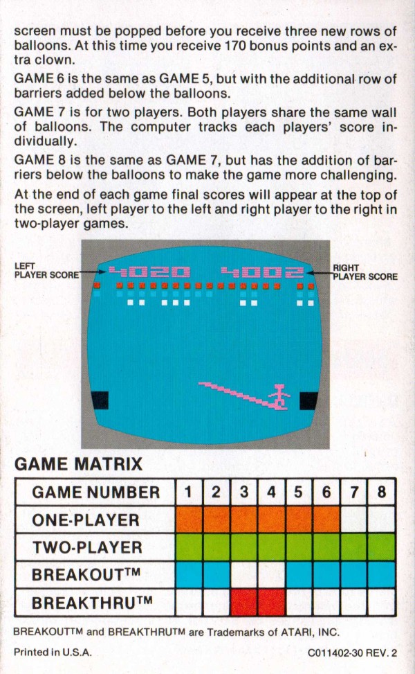 Instructions page 12