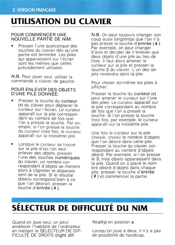 Instructions page 18