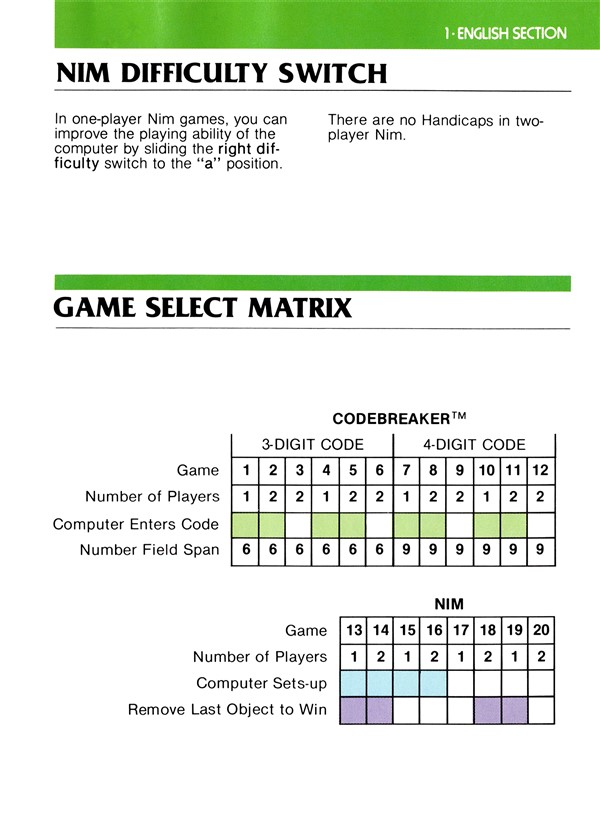 Instructions page 9