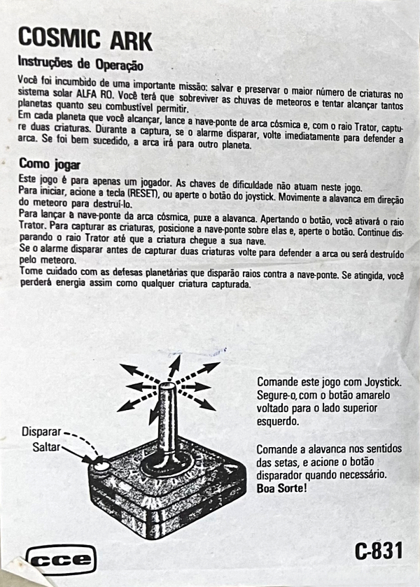 Instructions page 1