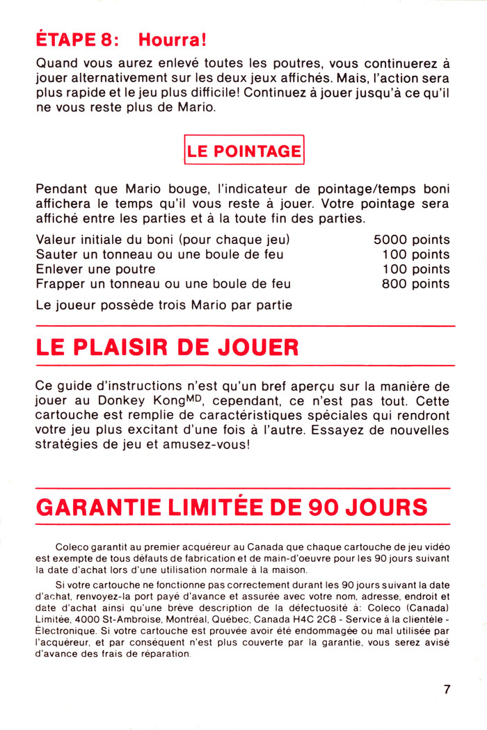 Instructions page 15