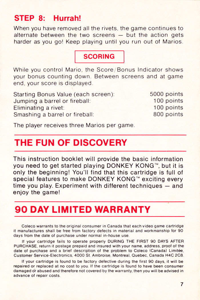 Instructions page 7