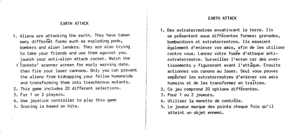 Instructions page 1