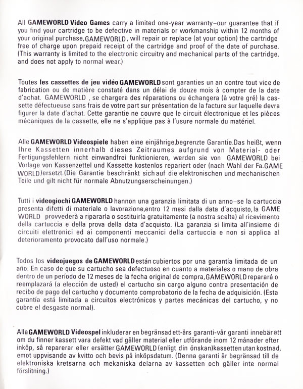 Instructions page 27