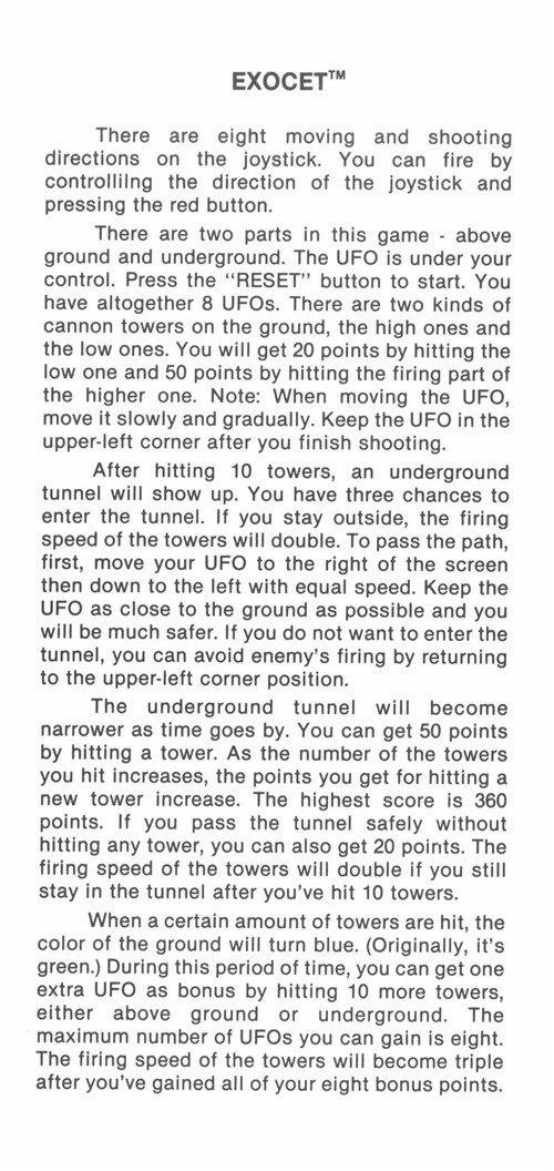 Instructions page 1
