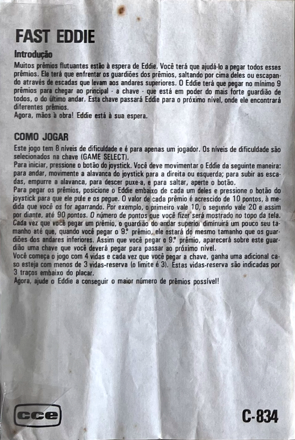 Instructions page 1
