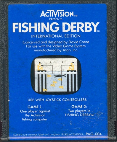 Fishing Derby Longplay (Atari 2600 Game) 