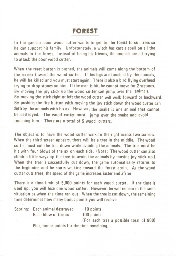 Instructions page 1