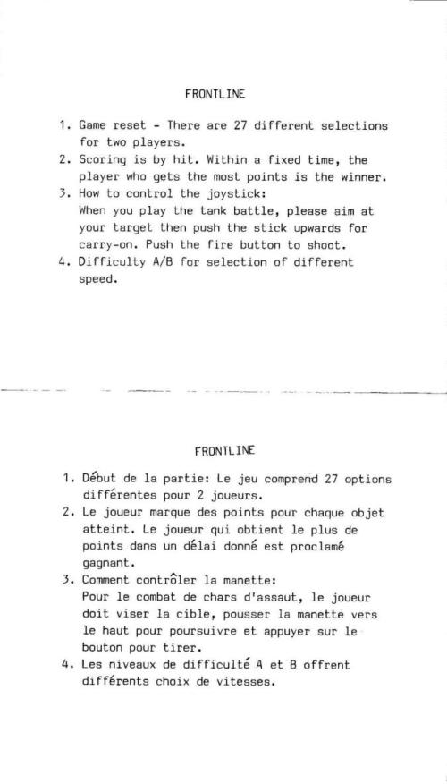 Instructions page 1