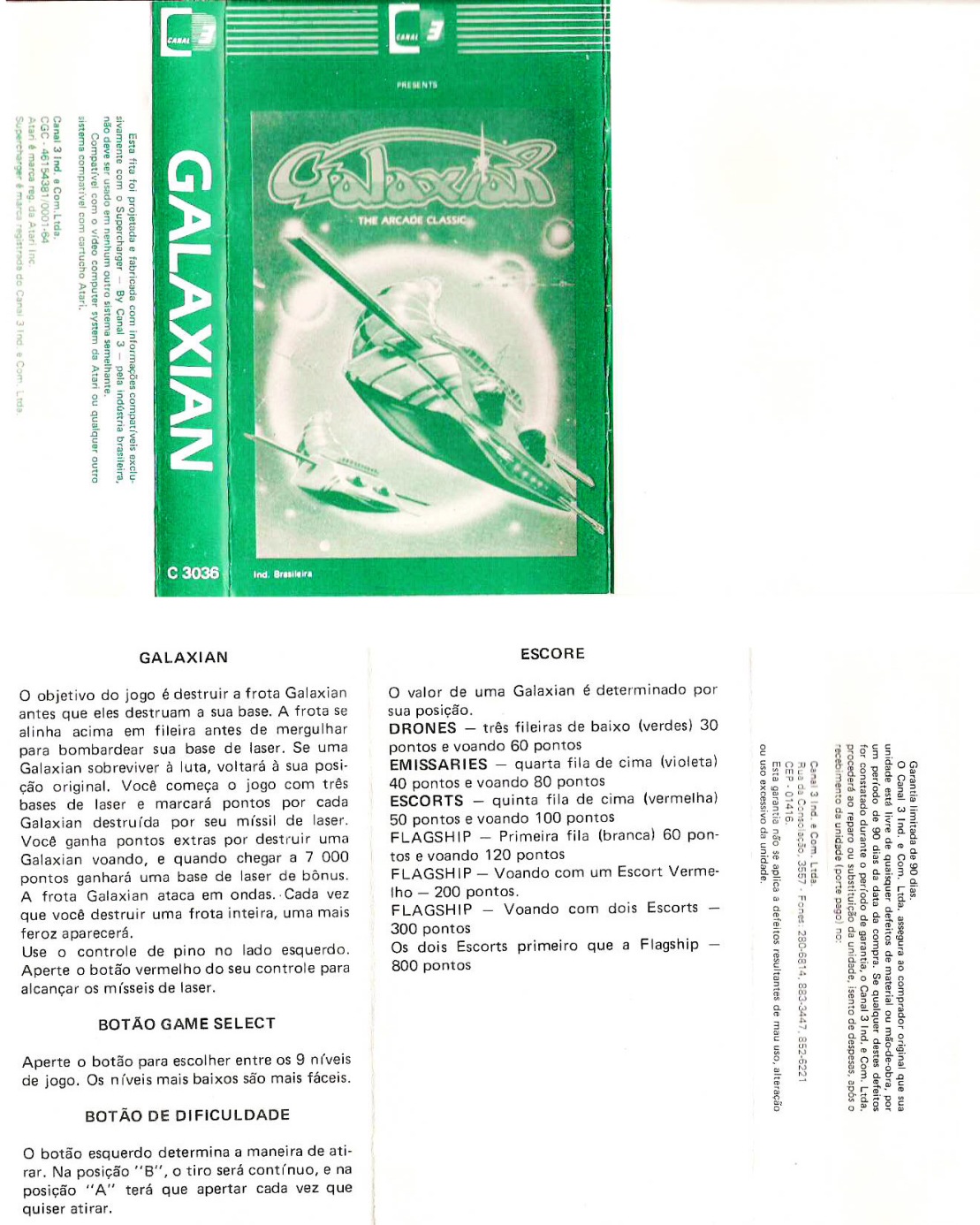 Instructions page 1