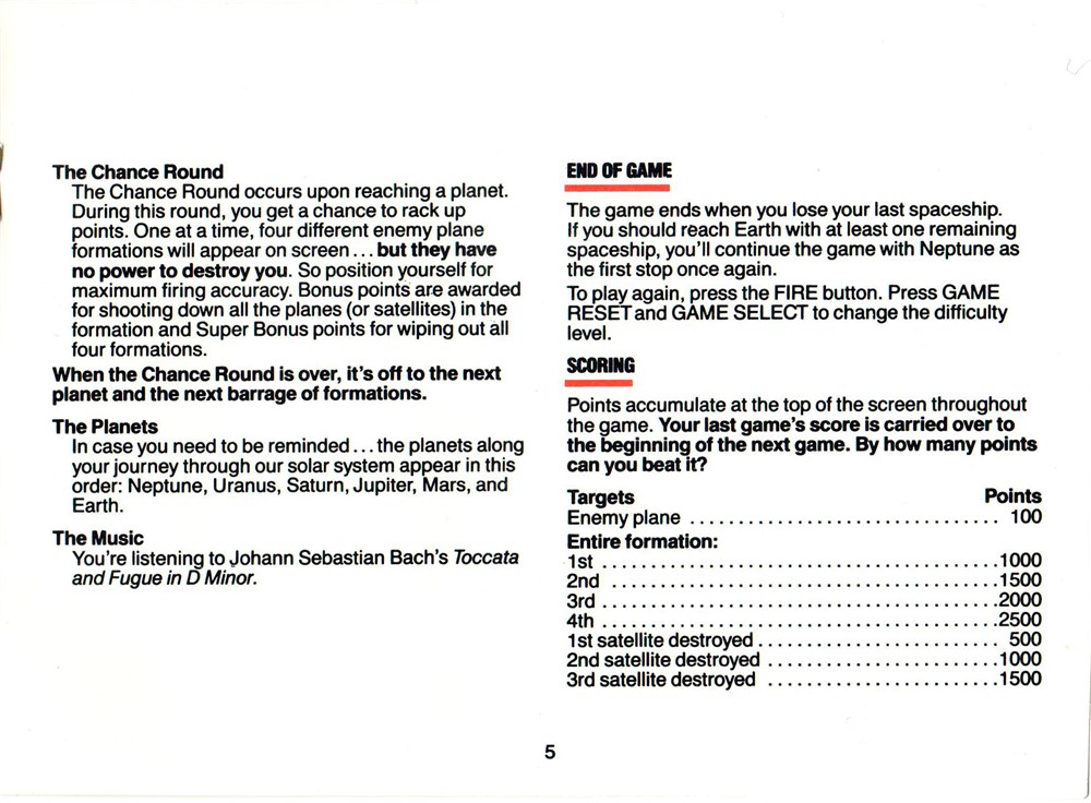 Instructions page 5
