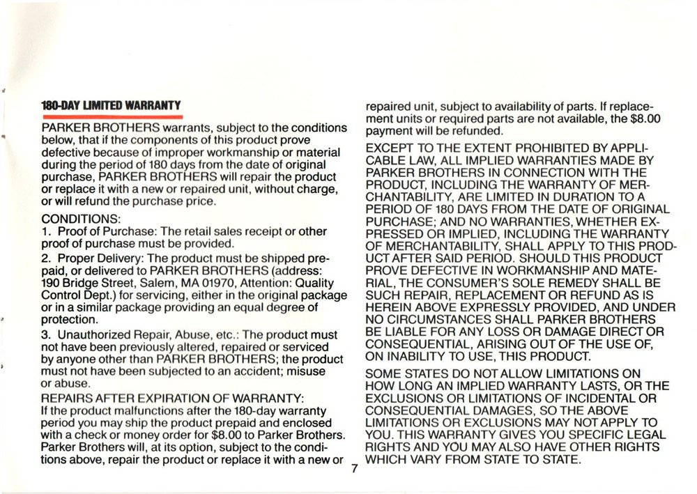 Instructions page 7