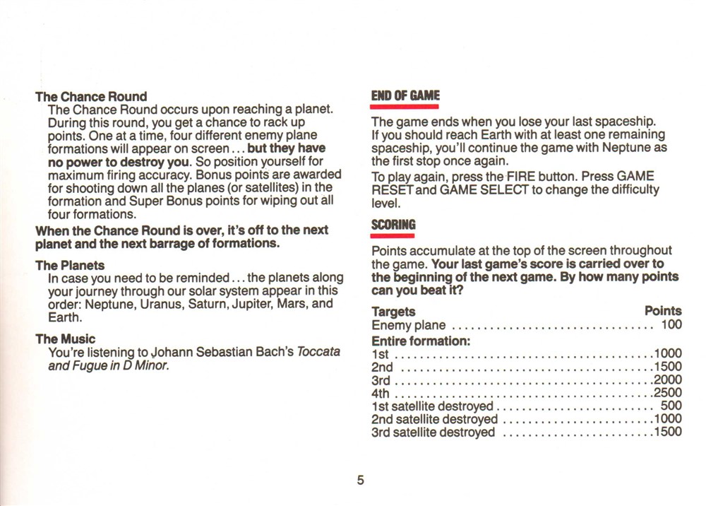 Instructions page 5