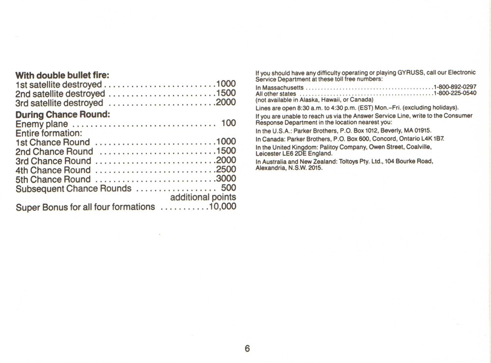 Instructions page 6