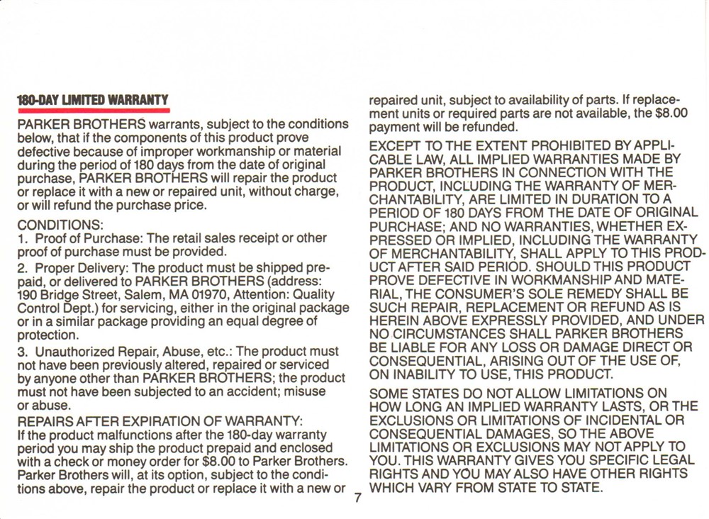 Instructions page 7