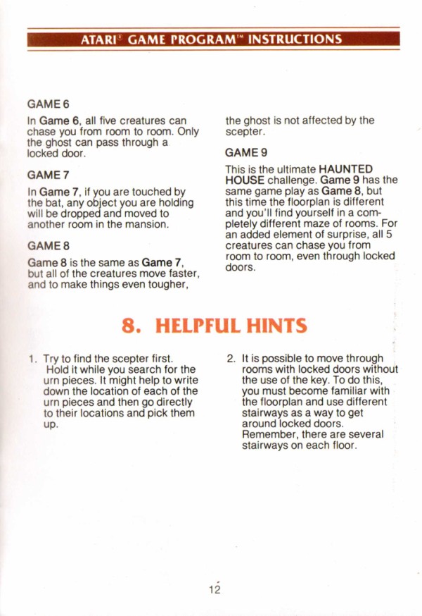 Instructions page 15