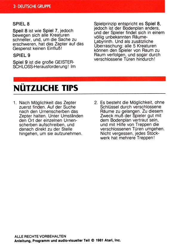 Instructions page 38