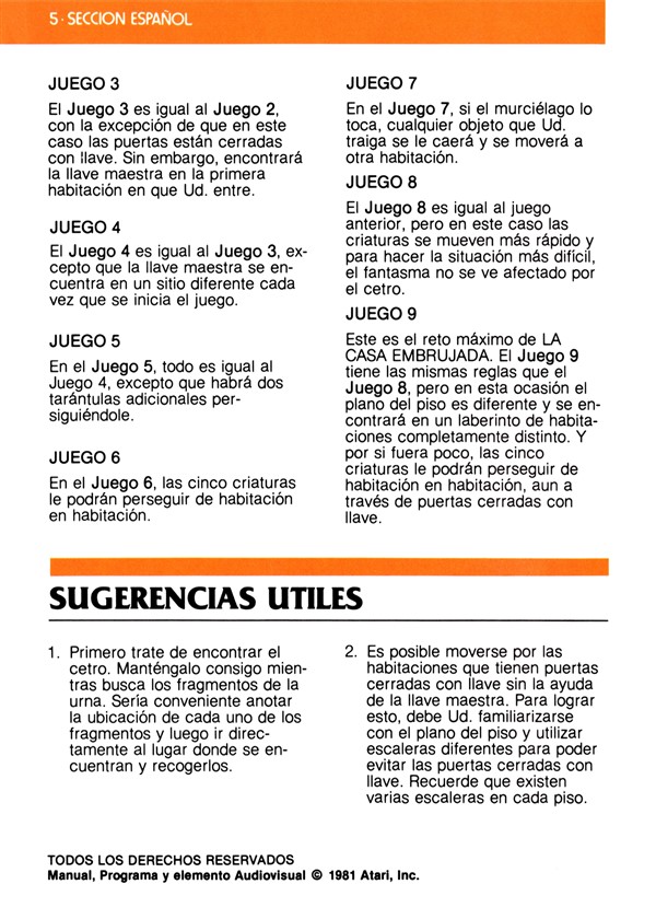Instructions page 62