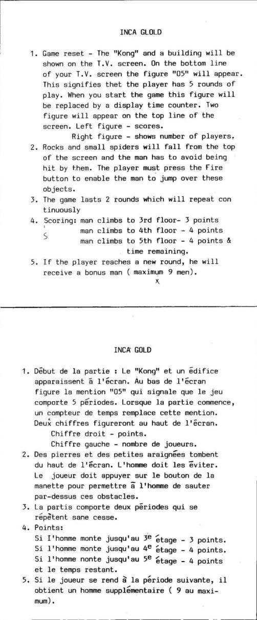 Instructions page 1