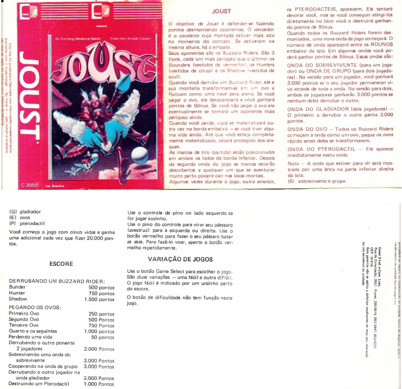 Instructions page 1