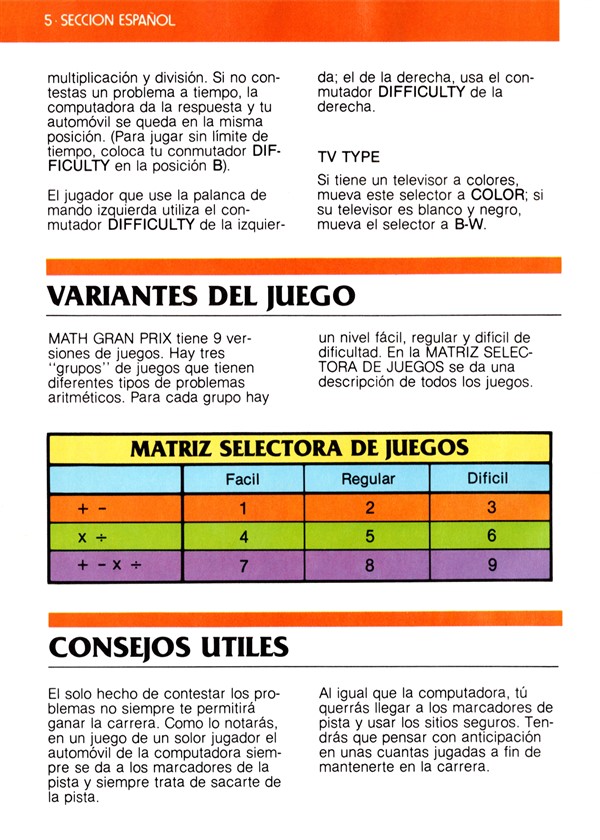 Instructions page 30