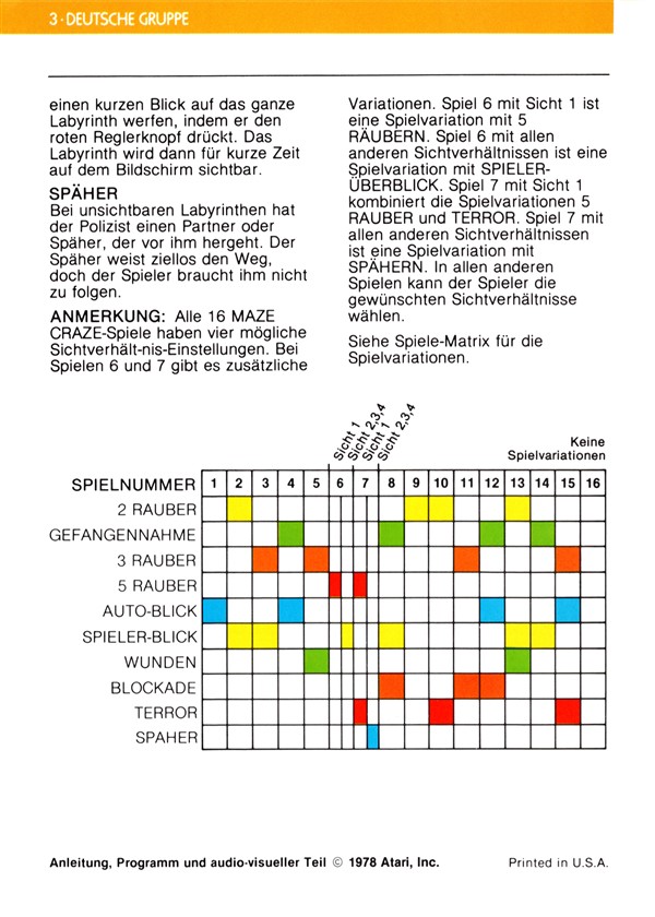 Instructions page 18