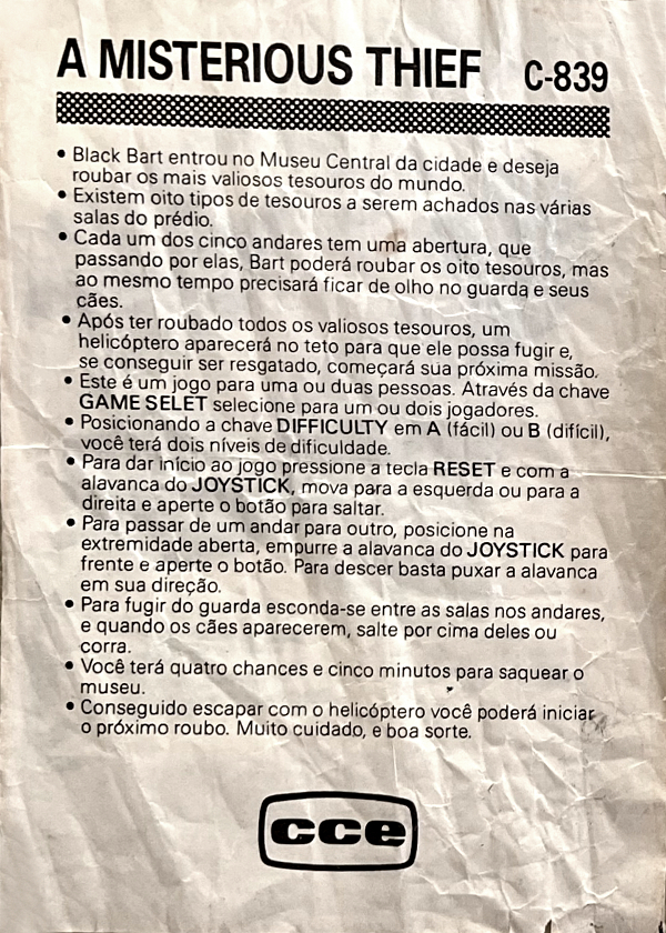 Instructions page 1