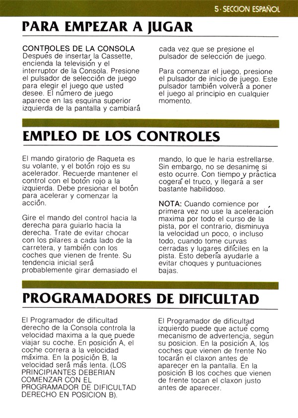 Instructions page 19