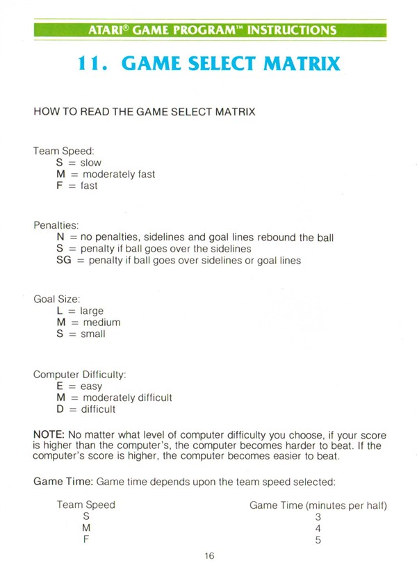 Instructions page 18