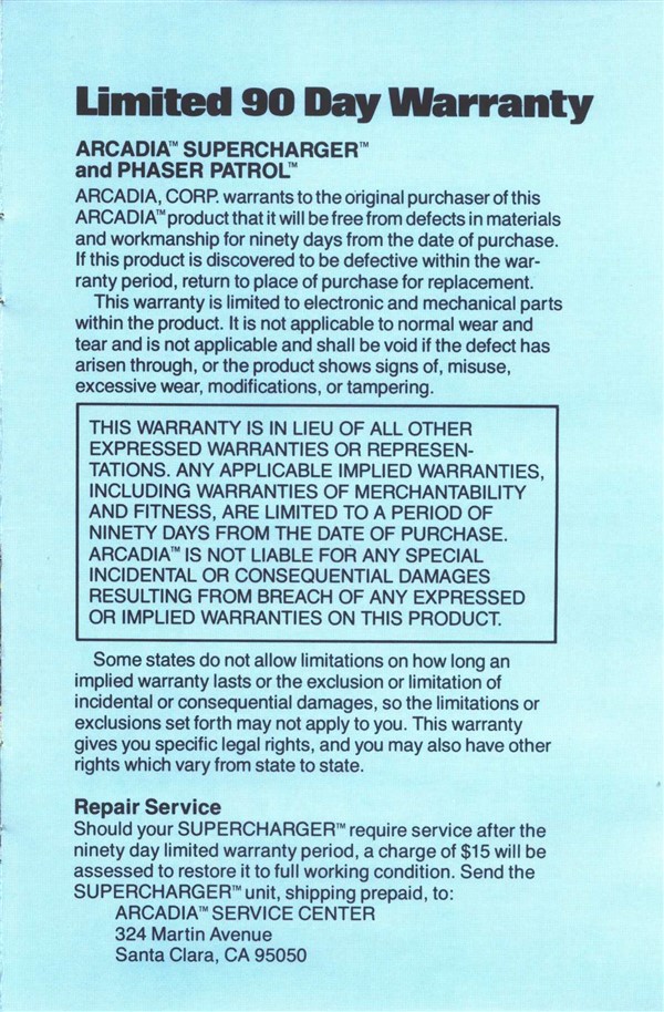 Instructions page 15