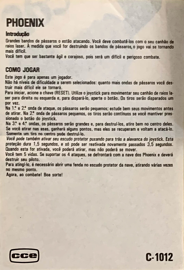 Instructions page 1
