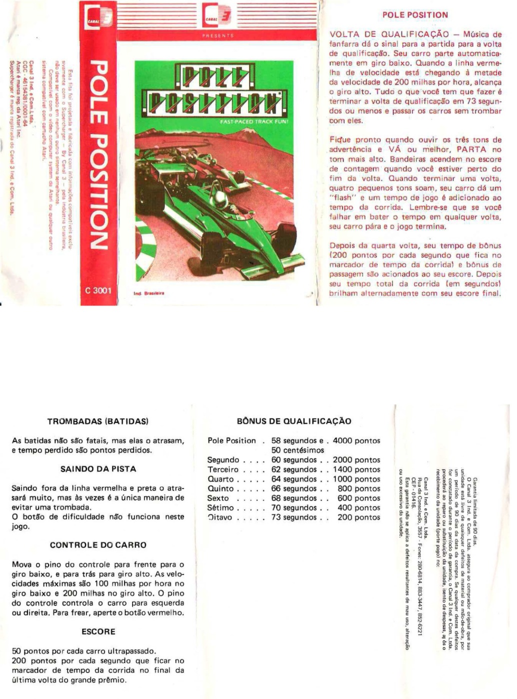 Instructions page 1