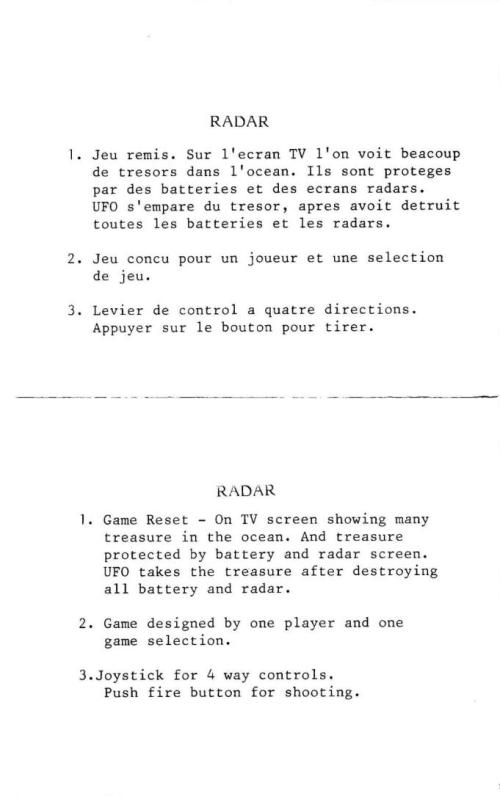 Instructions page 1