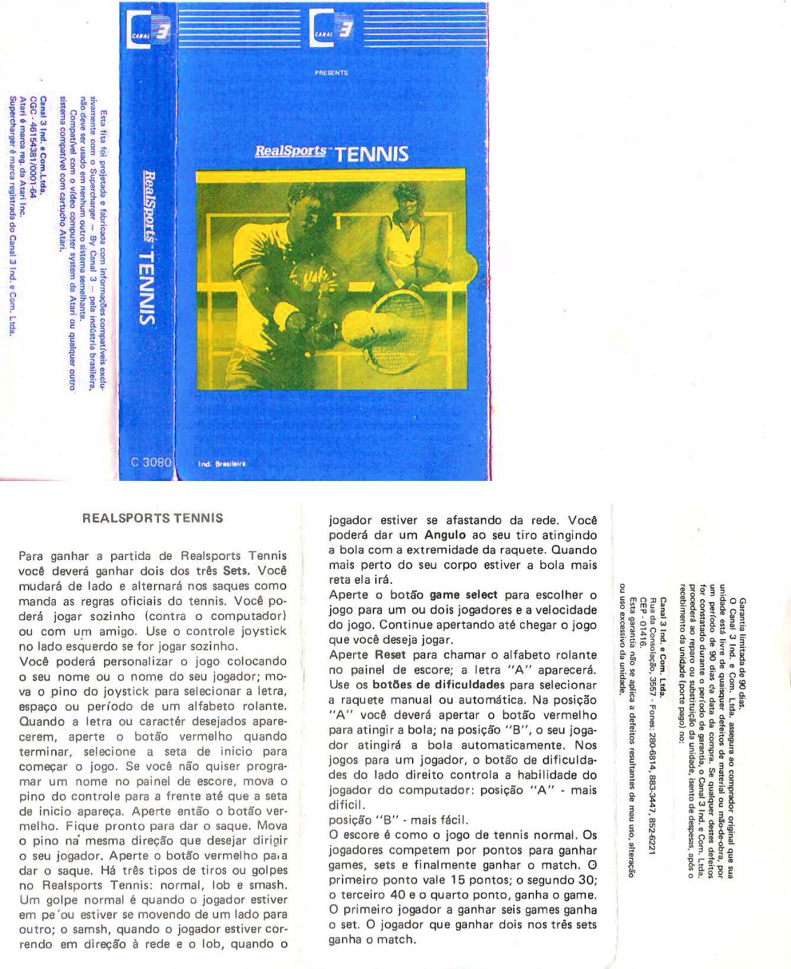Instructions page 1