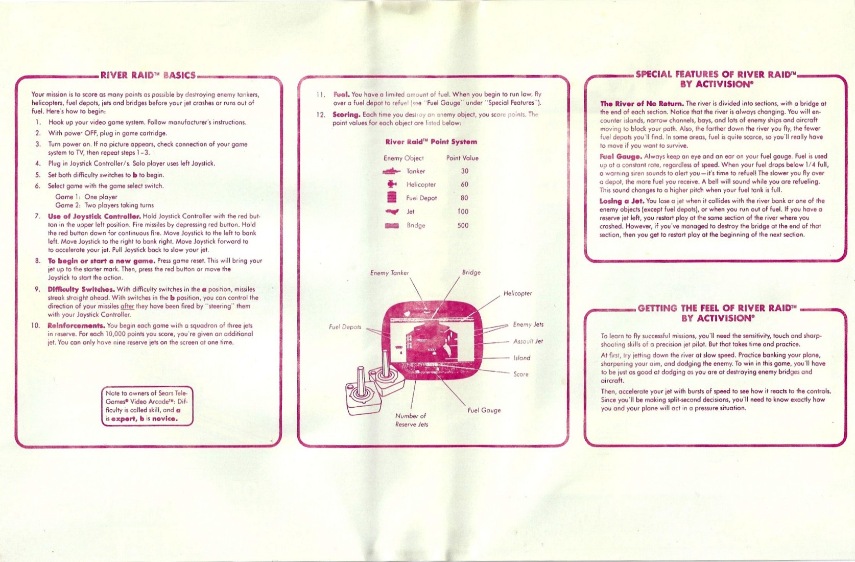 Instructions page 1