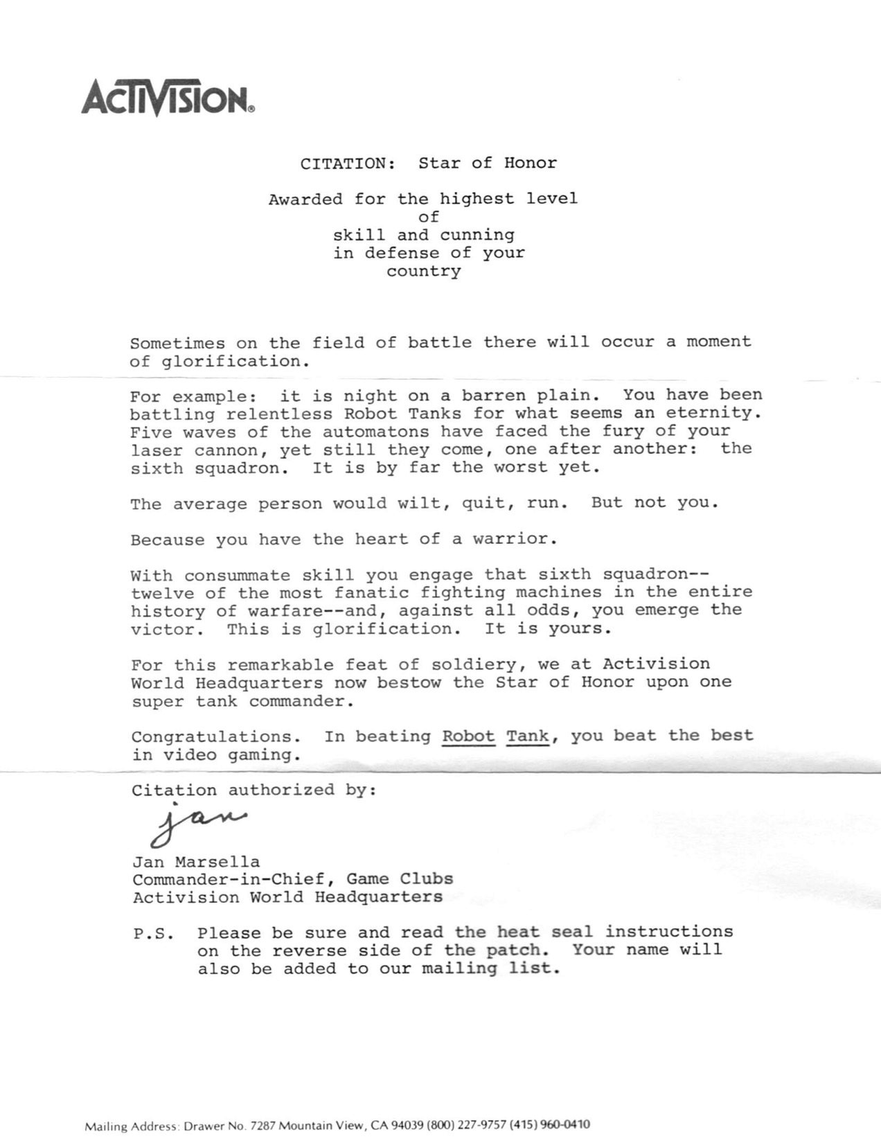 Instructions page 16