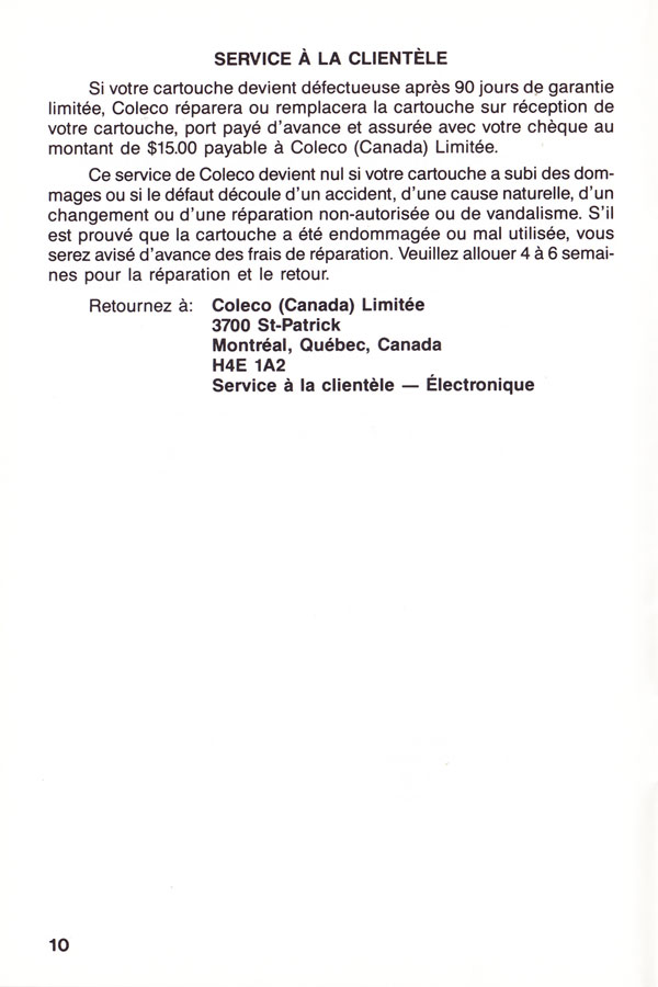 Instructions page 22