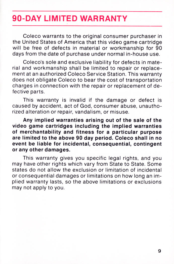 Instructions page 9