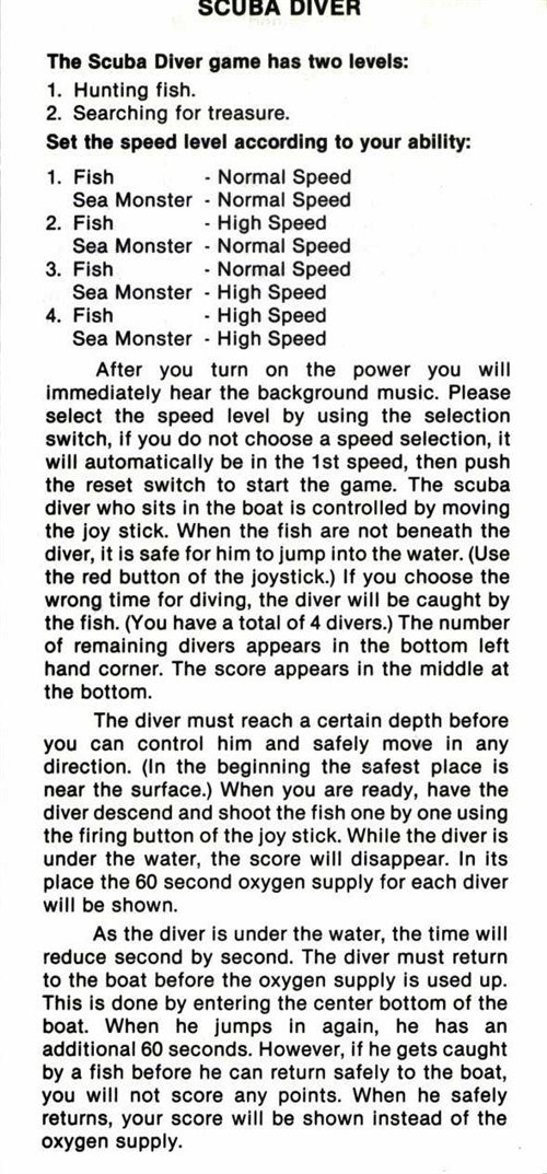 Instructions page 1