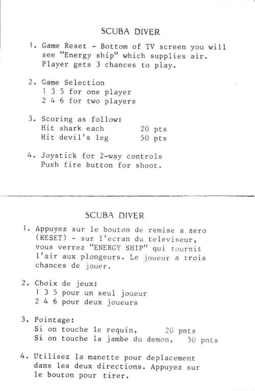 Instructions page 1