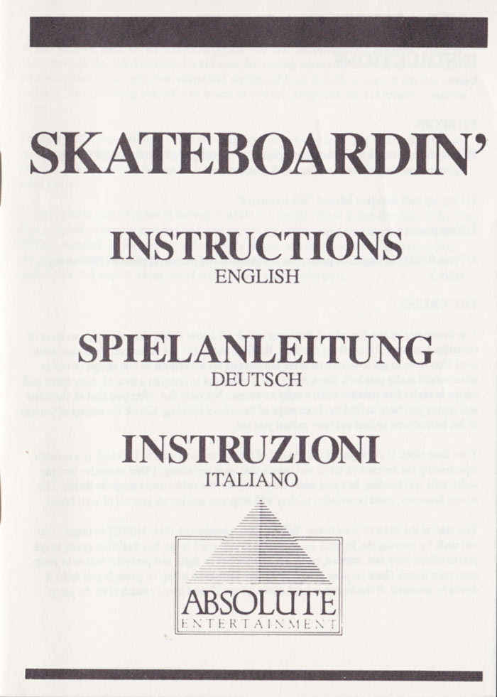 Instructions page 1