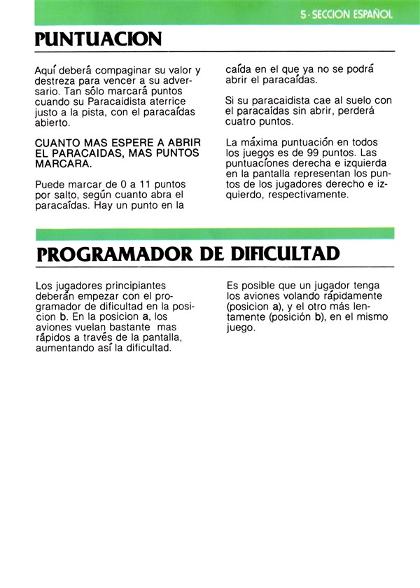 Instructions page 29
