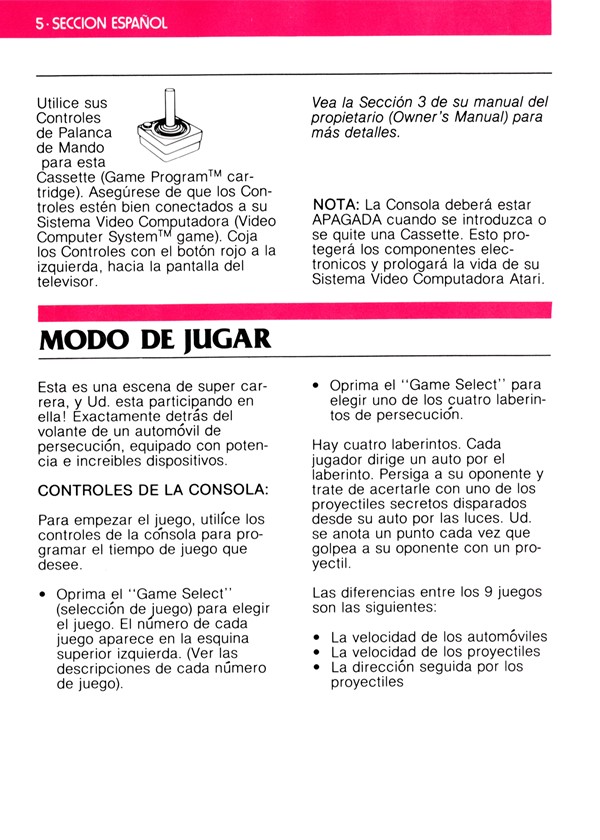 Instructions page 26