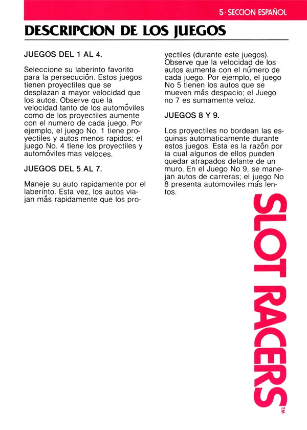Instructions page 29