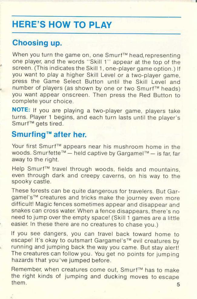 Instructions page 5