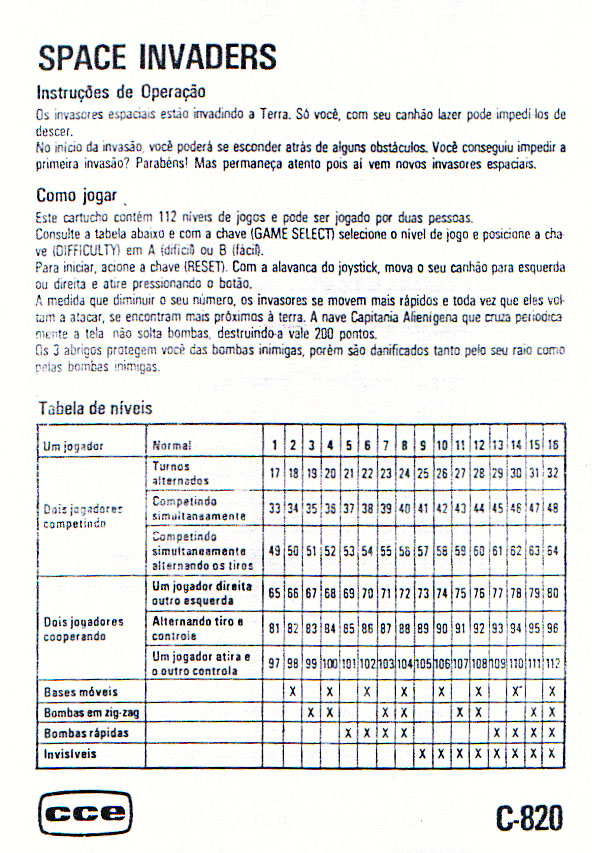 Instructions page 1