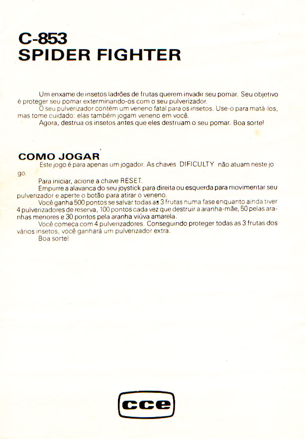 Instructions page 1