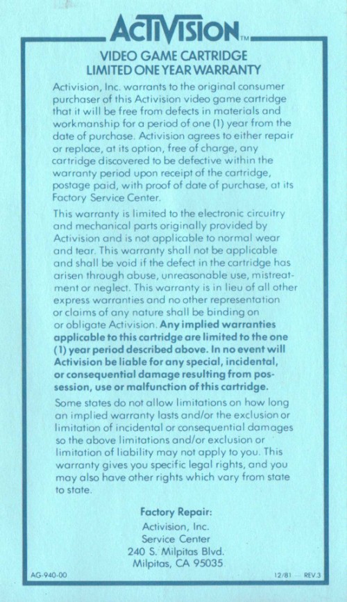 Instructions page 17